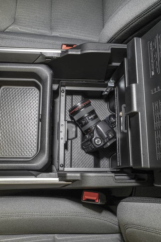 Ram 1500 Console Safe - Tuffy Products - W/ Keyed Lock, w/ Fixed Floor Console - `19-`24